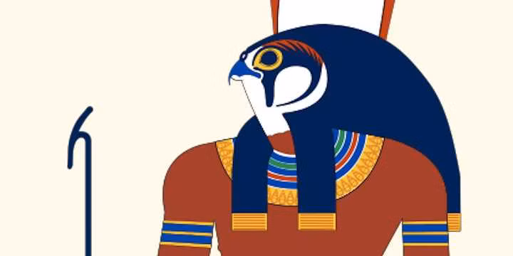 Thần Horus đại diện cho sức khỏe, sự sống và sự tái sinh. Mỗi con mắt của vị thần này có 2 màu và tượng trưng cho những điều khác nhau. Trong khi mắt phải của thần Horus có màu trắng đại diện cho mặt trời thì mắt trái của ông có màu đen đại diện cho mặt trăng.