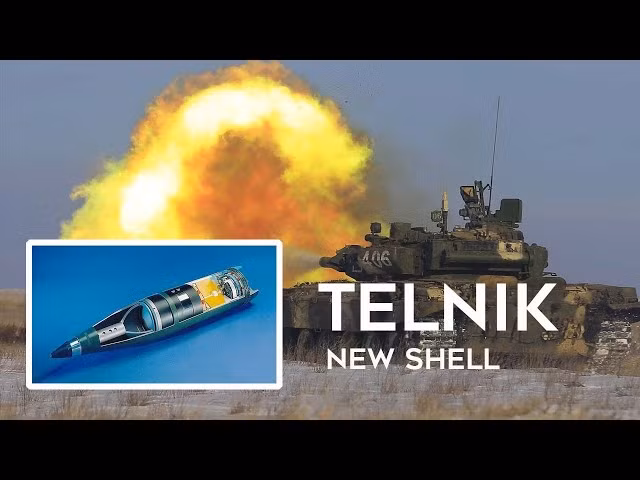 Đạn pháo tăng Telnik nổi tiếng vì nó là đạn chùm phân mảnh, loại đạn mới này có khả năng độc đáo để tạo ra một cơn mưa đạn con. Đạn Telnik trang bị ngòi nổ được lập trình để phát nổ trên không tại một địa điểm định trước, dọc theo đường bay của đạn.