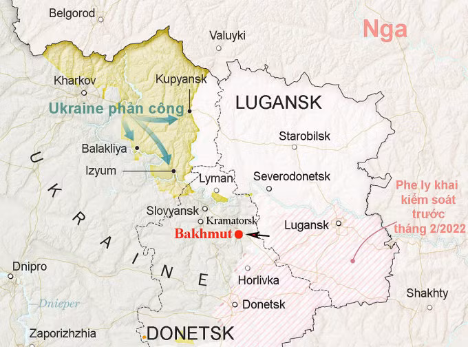 Tính đến thời điểm hiện tại, quân Nga và Ukraine đã giao tranh quanh Bakhmut được hơn 4 tháng. Kể từ khi quân Nga rút khỏi Kherson, đã có thông báo rằng, quân đội Ukraine đã giành lại được khoảng một nửa lãnh thổ. Trong hoàn cảnh như vậy, việc chiếm Bakhmut hiển nhiên đã trở thành mục tiêu hàng đầu của quân đội Nga.
