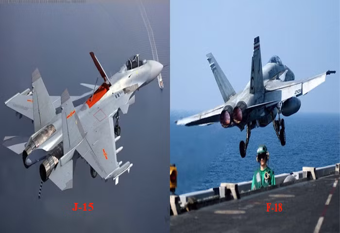 Có thể hải quân Trung Quốc và Mỹ sẽ đụng độ nhau trên chiến trường Ấn Độ Dương - Thái Bình Dương, nhưng cuộc đối đầu trực tiếp giữa tàu sân bay Trung Quốc và Mỹ vẫn rất khó đoán định; nhưng có thể không xa nữa; sẽ có những màn đụng độ so kè trên không giữa hai loại tiêm kích hạm này ở khu vực Tây Thái Bình Dương. Nguồn ảnh: Pinterest. 