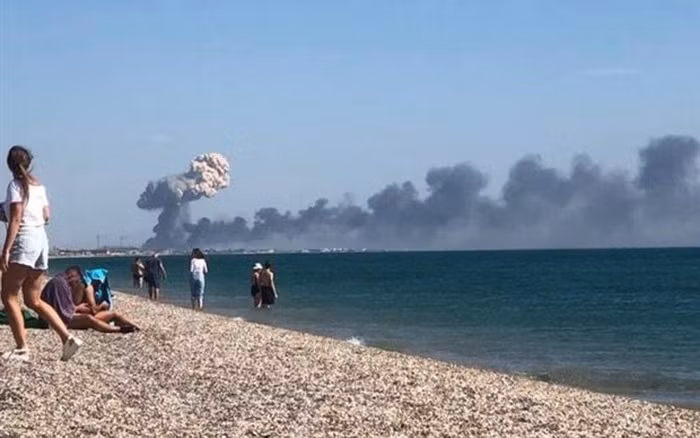 Vào sáng ngày 29/10 tại quân cảng Sevastopol (nằm ở bán đảo Crimea), Hạm đội Biển Đen của Nga đã bị tấn công. Nga tuyên bố rằng, tất cả các UAV đã bị phá hủy, chỉ có tàu quét mìn "Ivan Goblets" bị hư hỏng nhẹ.