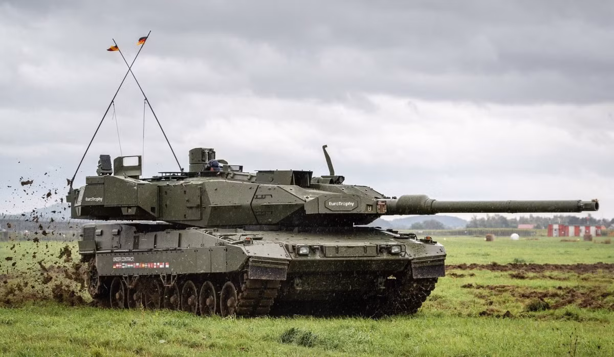 Ngoài ra Leopard 2A8 còn được gia cố bằng một bộ giáp thụ động bổ sung, tăng khả năng bảo vệ khu vực tháp pháo và hệ thống bảo vệ tích cực EuroTrophy của Israel; đồng thời cải thiện khả năng chống mìn. 
