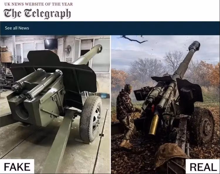 Do số lượng hệ thống phòng không và đạn tên lửa phòng không của Ukraine “rất ít ỏi”, nên để đối phó với số lượng lớn các loại vũ khí dẫn đường khác nhau được Quân đội Nga sử dụng trên tiền tuyến, biện pháp ứng phó của Quân đội Ukraine là triển khai một số lượng lớn các mục tiêu giả ở tiền tuyến.