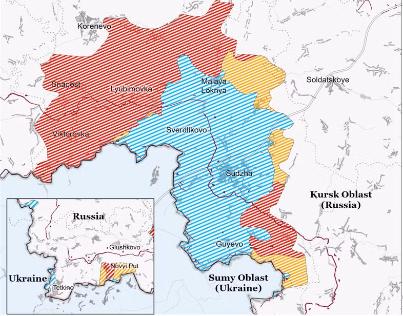 Kênh Rybar cho biết, cuộc giao tranh không dừng lại ở làng Novoivanovka, quân Ukraine đang phản công, với hy vọng ngăn chặn bước tiến của Cụm quân phía Bắc, cuộc phản công của quân Ukraine cũng diễn ra theo hướng làng Daryino nhưng vô ích.