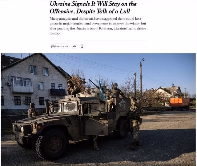 Nga triệt thoái về hữu ngạn sông Dnepr, sẵn sàng đấu pháo với Ukraine - Hình 5 Nga triet thoai ve huu ngan song Dnepr, san sang dau phao voi Ukraine-Hinh-5
