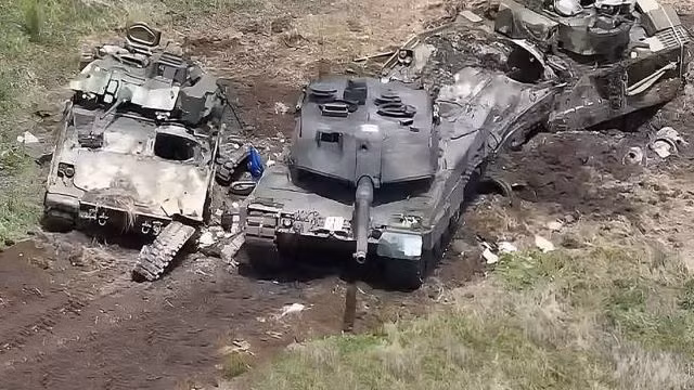 Nga tiết lộ khả năng của xe tăng NATO trong tay Ukraine - Hình 2 Nga tiet lo kha nang cua xe tang NATO trong tay Ukraine-Hinh-2