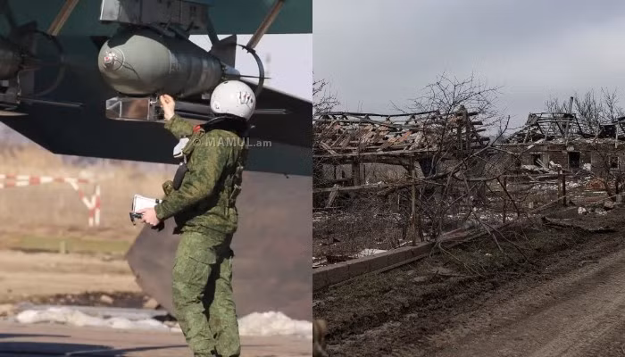 Mục tiêu xuất kích của những chiếc Su-34 lần này là các vị trí phòng thủ của quân Ukraine tại mặt trận Avdiivka. Những công sự này mặt dù được xây dựng kiên cố, nhưng đã bị bom của Nga phá hủy hoàn toàn.