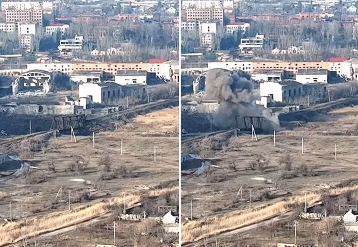 Hiện quân phòng thủ Ukraine đang từng bước lùi về phía Tây Bakhmut và phá hủy một cây cầu trọng yếu trên sông Bakhmutka chảy qua thành phố, khiến quân Nga gặp khó khăn trong việc vượt sông và buộc phải đối đầu với quân Ukraine dọc sông.