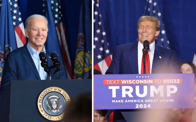 Tiếp đến là Tổng thống Biden gặp phải thời điểm khó khăn nhất. Sau vụ việc, Tổng thống Biden đưa ra tuyên bố đầu tiên rằng: "Tôi rất vui khi biết ông ấy an toàn". Sau đó, ông Biden có bài phát biểu trên truyền hình và gọi điện thoại hỏi thăm tình hình sức khỏe ông Trump.