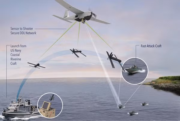 Switchblade là mẫu UAV tự sát, có giá rẻ hơn so với các tên lửa không đối đất khác như Hellfire, được phóng từ UAV Reaper; đây thực tế là loại vũ khí chống tăng hoặc sinh lực lộ của đối phương, có khả năng rất linh hoạt.