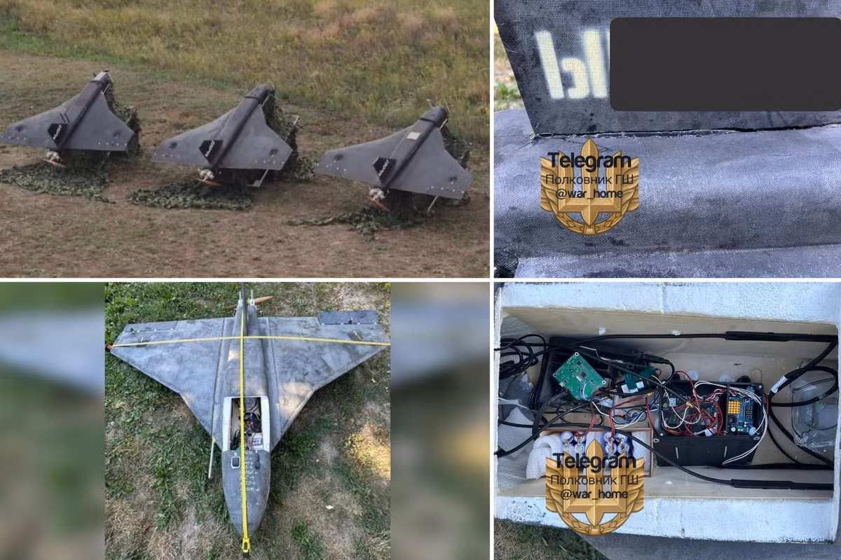 Sau đó, vào ngày 28/7, chiếc UAV bị rơi trên, được xác định là loại UAV Gerbera của Nga, dựa trên một video được đăng trên Kênh Telegram Falcon của Stalin. Video ghi nhận Cục Thiết kế Gastel của Nga, là đơn vị phát triển UAV Gerbera, mà video ám chỉ là "em gái” của UAV Geran-2. 