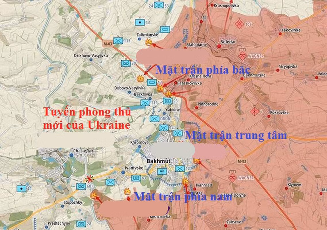 Truyền thông Nga đưa tin, vào sáng 21/2, các đơn vị lính đánh thuê Wagner đã bất ngờ mở cuộc tấn công vào một số vị trí của Quân đội Ukraine ở phía nam và cuộc chiến đấu không kéo dài lâu. Hiện phía Quân đội Ukraine chỉ có một hành lang nhỏ, để có thể rút lui. 