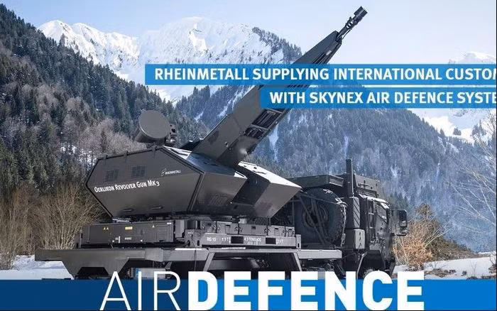 Pháo Skynex có khả năng hoạt động trong mọi điều kiện thời tiết, cho phép nó được sử dụng như một hệ thống phòng không chiến thuật, chống lại mối đe dọa của tên lửa, pháo và đạn súng cối (C-RAM).