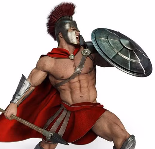 Thêm nữa, giai thoại về chiến binh Sparta ca ngợi họ là những người có sức mạnh phi thường, sẵn sàng xả thân liều chết vì vinh quang của cả dân tộc.