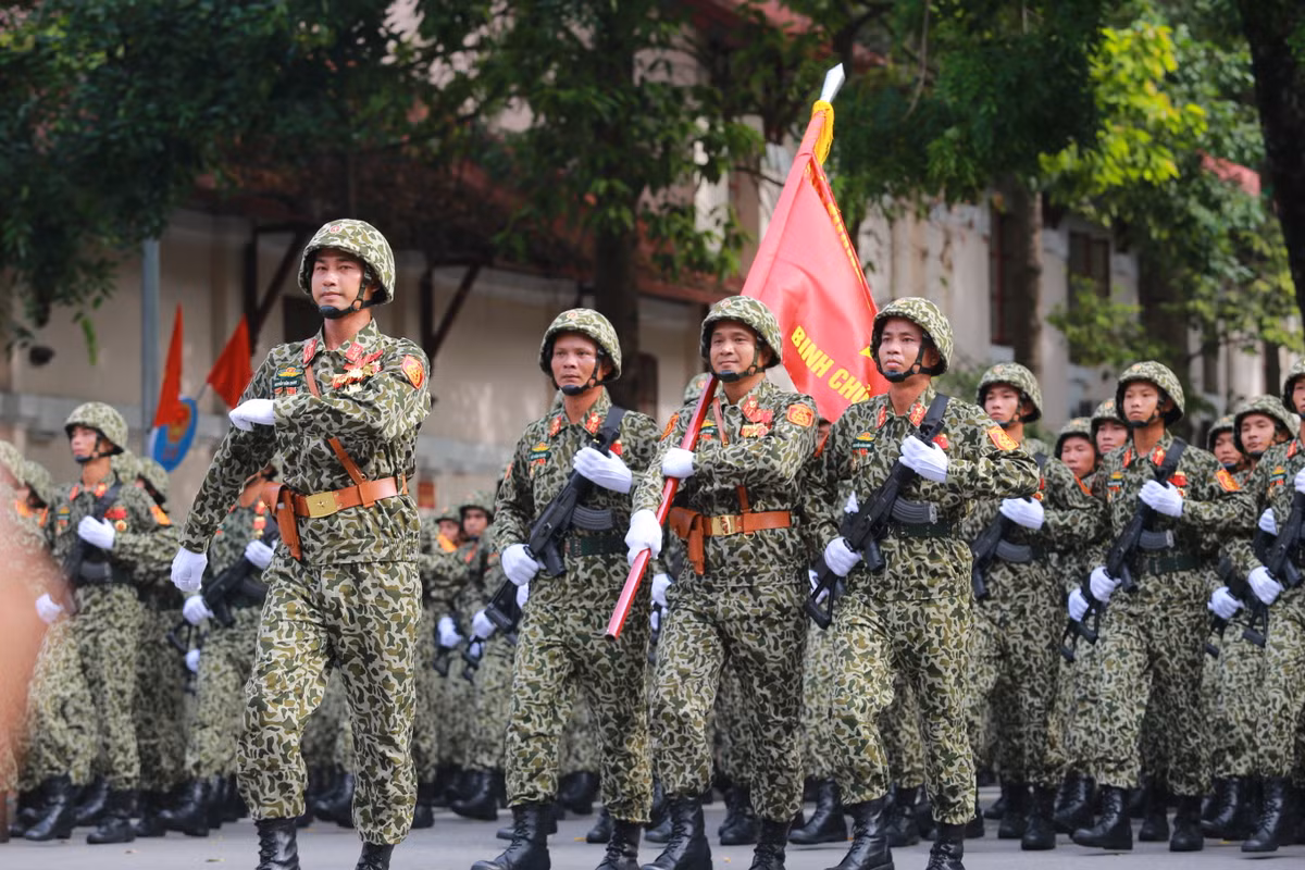 Khối chiến sĩ đặc công.