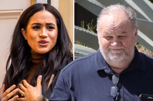 Mới đây, vào ngày 9/3, ông Thomas (phải) đã lên tiếng phản bác con gái sau khi Công nương Meghan Markle nói về việc rời Hoàng gia Anh vì bị kỳ thị chủng tộc đối với màu da của cô và con trai, bé Archie. Ảnh: Mega.