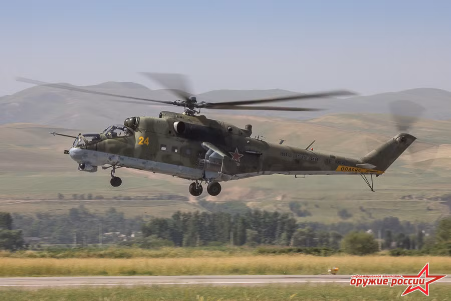 Trực thăng tấn công Mi-24P. Nguồn ảnh: Arms-Expo