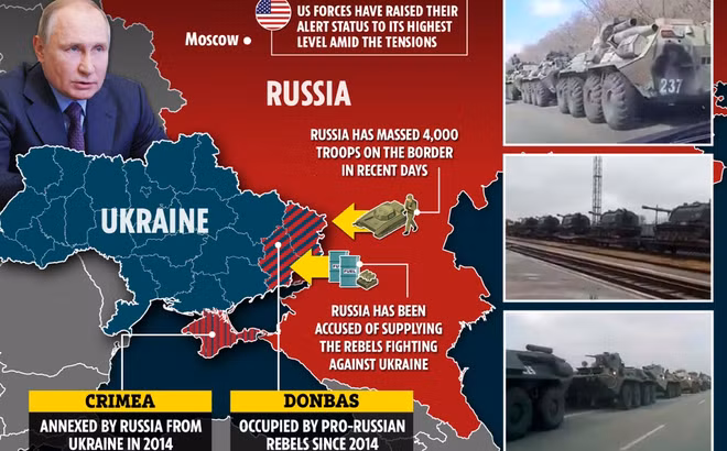 Trước khi cuộc xung đột xảy ra, tờ Skynews của Anh cho biết nếu so sánh quân sự Nga-Ukraine hiện nay, hai bên còn cách xa nhau: "Nga có lợi thế gần như 5 chọi 1 về sức mạnh quân sự thông thường so với Ukraine".