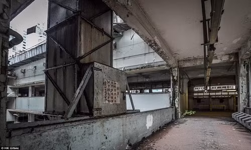Được biết, những bức ảnh chụp trong tòa nhà bỏ hoang này do hai cư dân người Hong Kong ghi lại.