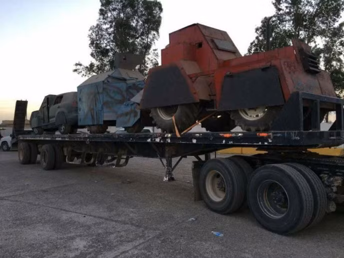 Lực lượng Iraq phát hiện hàng chục chiếc xe bom của nhóm khủng bố IS. Ảnh: AMN.