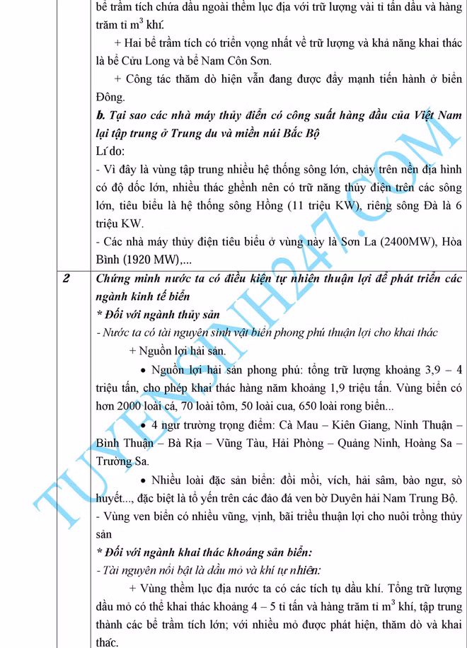 De thi mon Dia THPT quoc gia 2015 ban den tai nguyen bien dao-Hinh-5