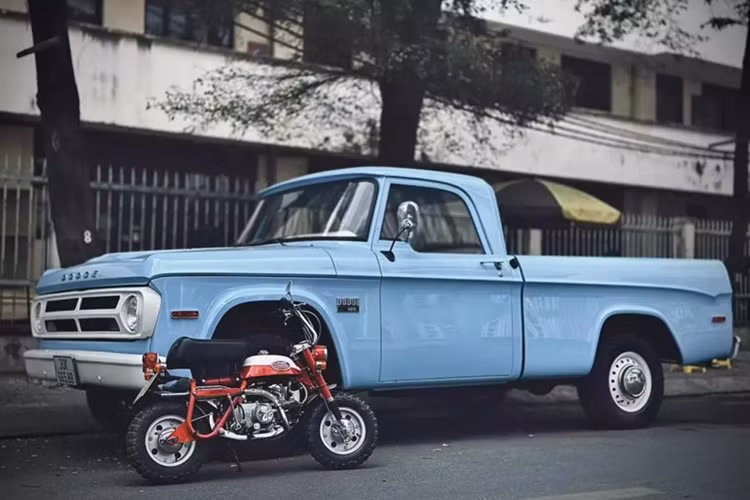 Tan thay ban tai co bap Dodge D100 