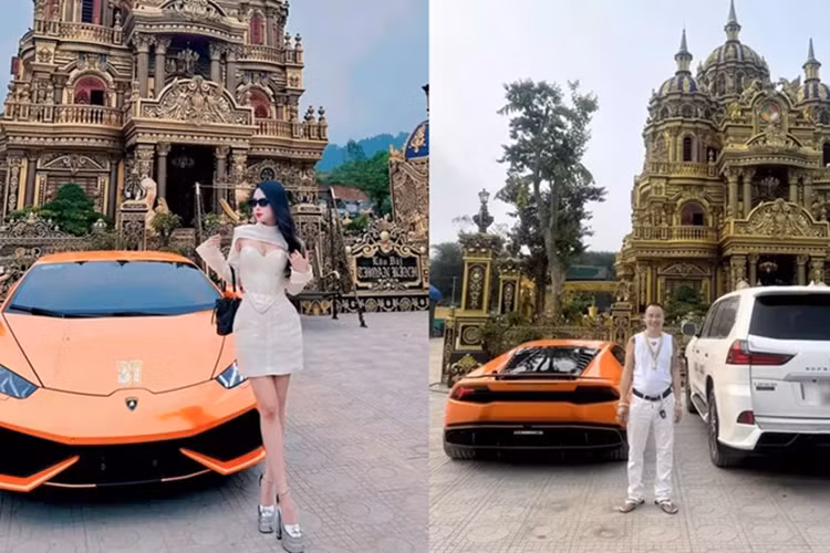 Nguyên bản của xe Lamborghini Huracan LP610-4 này là cam, đi kèm thêm bộ tem mới khá bắt mắt. Điểm nhấn tiếp theo chính là việc siêu bò sở hữu body kit độ carbon, với cản trước, nẹp sườn được trang bị thêm cánh lướt gió mới.