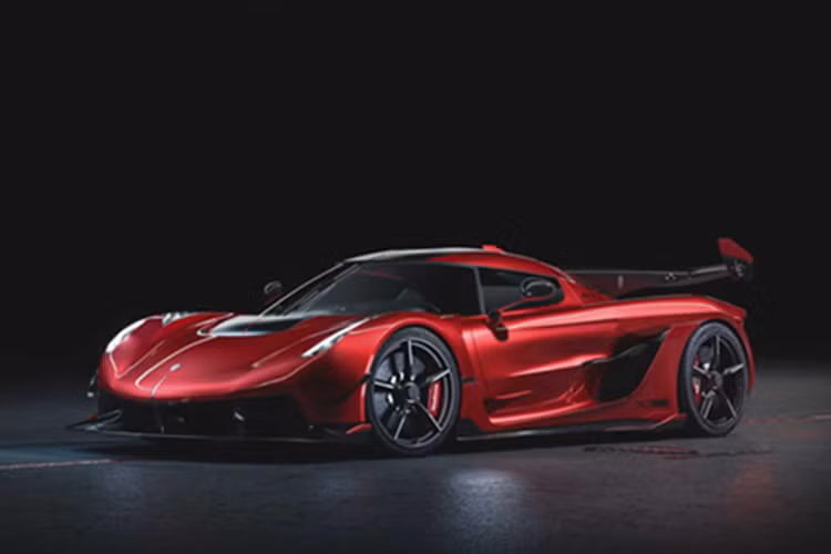 Siêu xe megcar Koenigsegg Jesko chỉ sử dụng khối động cơ xăng V8, tăng áp kép, dung tích 5.0 lít nhưng lại sản sinh ra công suất tối đa lên đến 1.603 mã lực nếu như chủ nhân đổ xăng nhiên liệu sinh học E85.