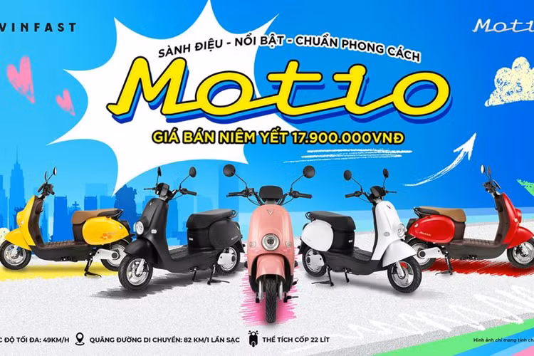 VinFast Motio 2025 - chiec xe may dien 