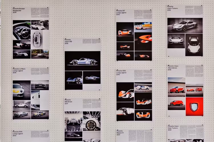Mỗi thiết kế trong bộ sưu tập Porsche Unseen đều được thương hiệu đến từ Stuttgart chia sẻ chia tiết nhằm thỏa mãn đam mê của những tín đồ Porsche.