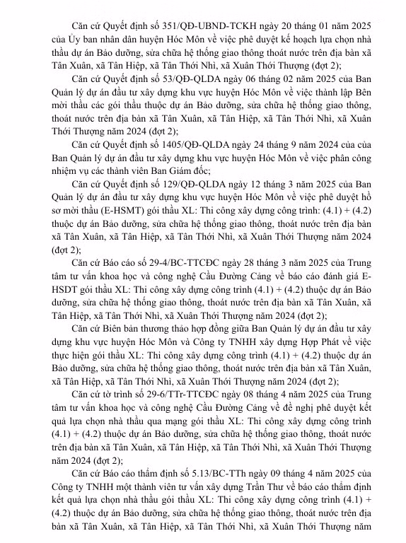 TP HCM: Duy nhất Cty Hợp Phát tham gia và trúng gói bảo dưỡng tại Hóc Môn - Hình 2 TP HCM: Duy nhat Cty Hop Phat tham gia va trung goi bao duong tai Hoc Mon-Hinh-2