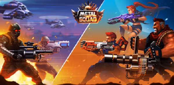 Metal Squad là sản phẩm của một nhóm sinh viên Việt Nam yêu thích lập trình với tên gọi Sora Game. Sau nhiều lần update và hoàn thiện, game đã đạt số lượt tải về đáng mơ ước: 10 triệu lượt tải trên toàn thế giới.