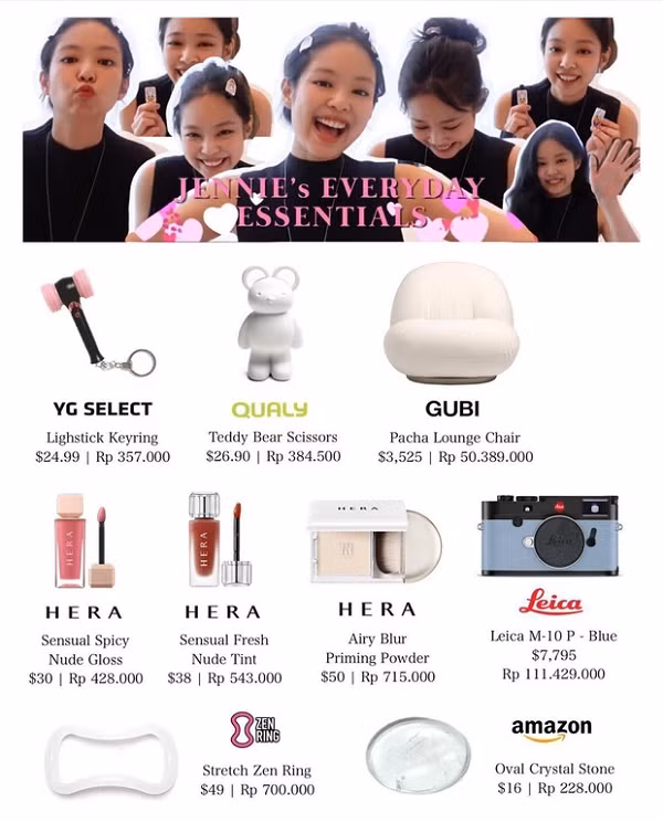 Trong vlog mới, Jennie cũng giới thiệu mẫu máy ảnh đang được cô nàng đem theo thường xuyên là Leica M10 P - Blue có giá 7.795 USD (khoảng 180 triệu đồng).