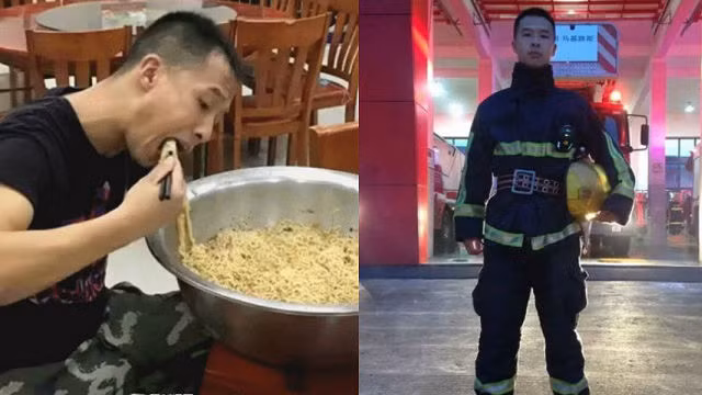 "Tôi chắc chắn rằng ai mời chàng trai này đi ăn sẽ cảm thấy hối hận", một cư dân mạng khác bình luận hài hước.