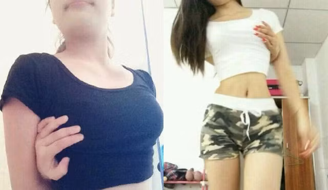 Vòng tay qua lưng chạm ngực.