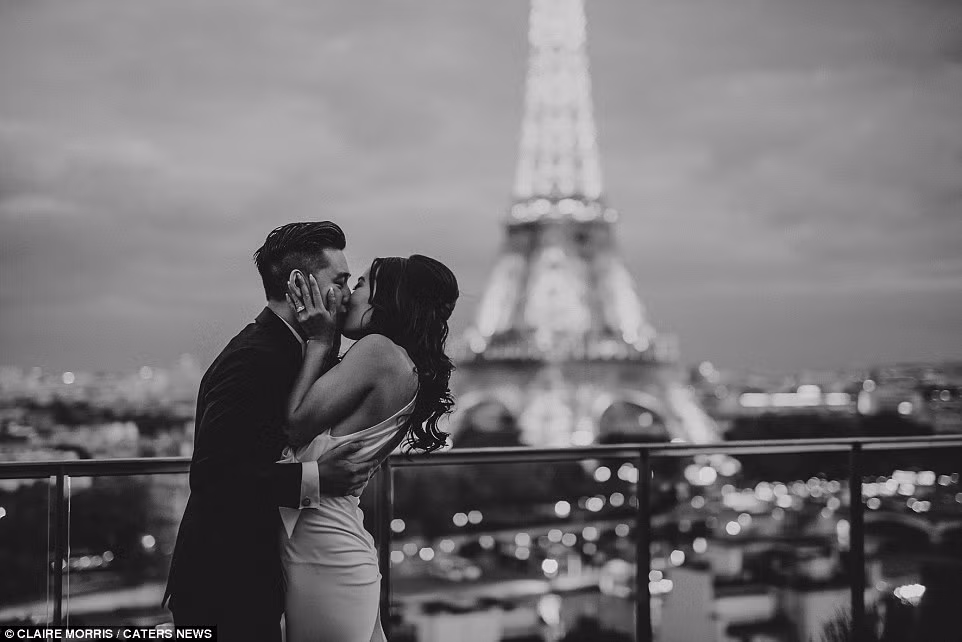 Thành phố Paris ở Pháp được coi là thiên đường dành cho những người đang yêu.