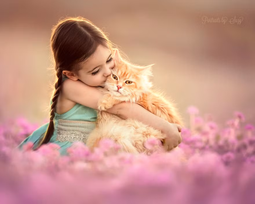 Cô con gái Mia luôn là nguồn cảm hứng cho những bức ảnh của nhiếp ảnh gia Suzy Mead.