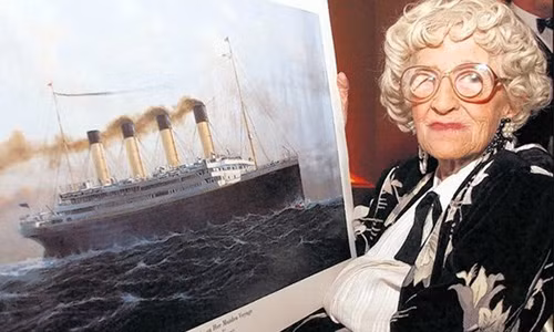Millvina Dean (Anh) là một trong số 710 hành khách may mắn thoát chết khi tàu Titanic chìm năm 1912. Thảm kịch hàng hải này đã cướp đi sinh mạng của 1.514 người. Bà là hành khách trẻ nhất và cũng là nhân chứng cuối cùng của thảm họa hàng hải này khi qua đời vào năm 2009.