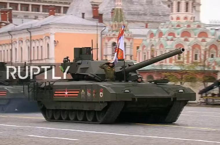 Xe tăng chủ lực hiện đại nhất hành tinh Object 148 T-14 Armata. Nguồn ảnh: RT