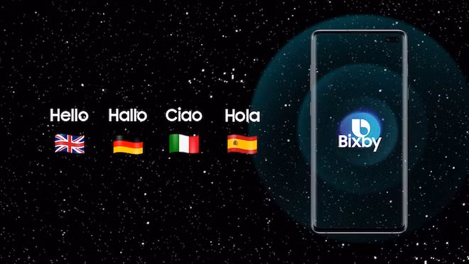 Tro ly ao cua Samsung Galaxy S10, S10+ ho tro them 4 ngon ngu moi