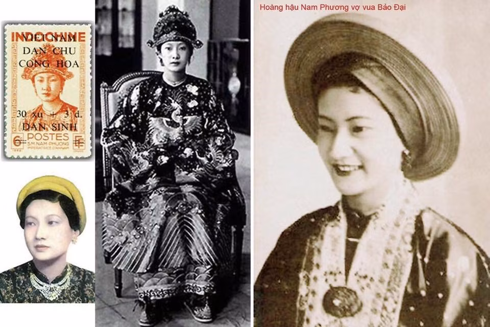 Chân dung hoàng hậu Nam Phương.
