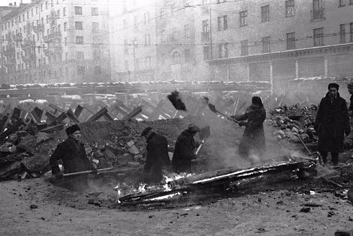 Ngược lại, quân Đức quốc xã mắc sai lầm nghiêm trọng khi tấn công Moscow vào mùa Đông mà không chuẩn bị loại trang phục giữ ấm dày. Theo đó, sau nhiều tháng chiến đấu trong môi trường khắc nghiệt khiến tinh thần binh sĩ sa sút cộng với các cuộc phản công của Liên Xô, lực lượng phát xít Đức từng bước bị đẩy lui.