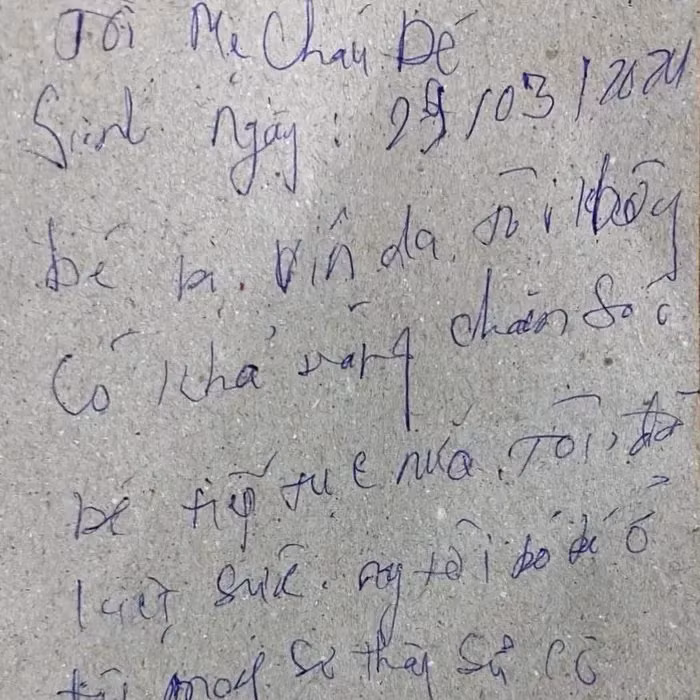 Xót xa bé sơ sinh bị bỏ rơi gần trường học ở Nghệ An - Hình 2 Xot xa be so sinh bi bo roi gan truong hoc o Nghe An-Hinh-2