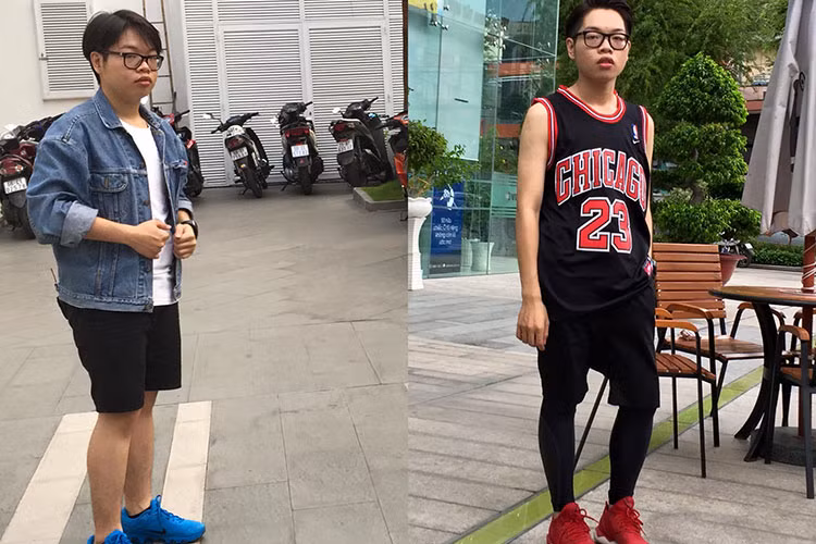 Đức Phúc đã trải qua quá trình giảm cân khắc nghiệt. Anh chạy bộ giảm cân, uống nước thay cơm. Ảnh: FBNV