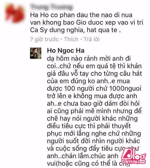 Ho Ngoc Ha dap tra khi bi che hat qua te-Hinh-2
