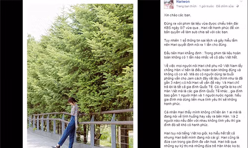 Hari Won len tieng ve phat ngon "phu nu Viet lay chong Han vi tien"-Hinh-3