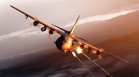 Máy bay yểm trợ hỏa lực AC-130 Gunship của Mỹ