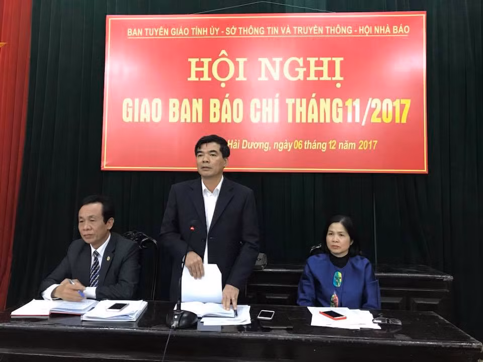 Trưởng ban Tuyên giáo tỉnh ủy Hải Dương - Nguyễn Hồng Sơn.