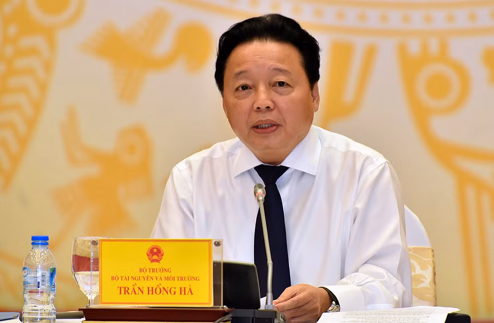 Bộ trưởng Bộ TNMT Trần Hồng Hà.