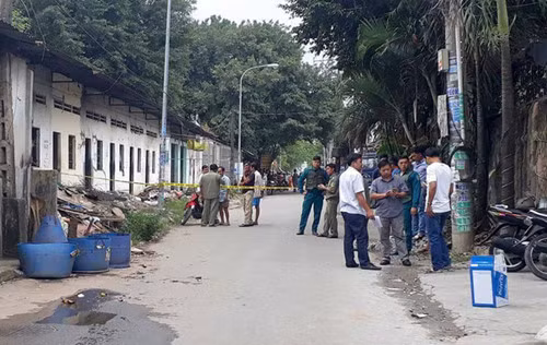 Khu vực phát hiện vụ việc. Ảnh Tuổi trẻ.